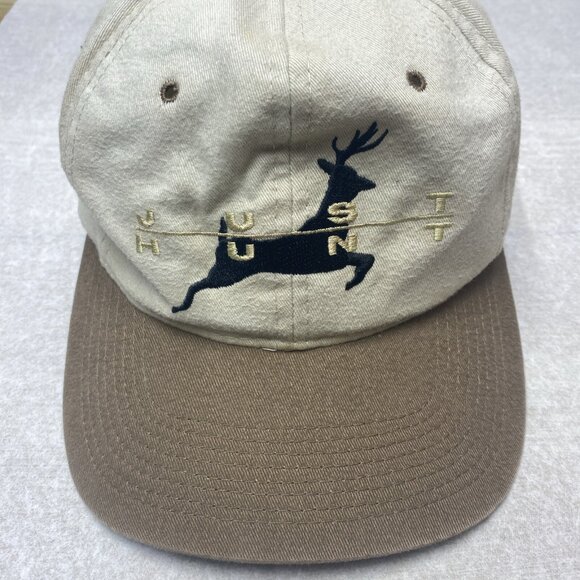 Vintage Hunting Baseball Cap Adjustable Hat Embroidered Signature Snap Back - Picture 2 of 10